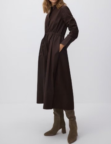 Rochie medie Reserved, maro