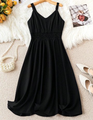 Rochie medie SHEIN CURVE, negru