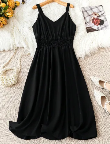 Rochie medie SHEIN CURVE, negru