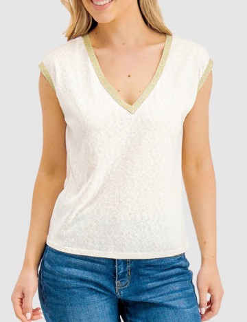 Bluza Vero Moda, ecru