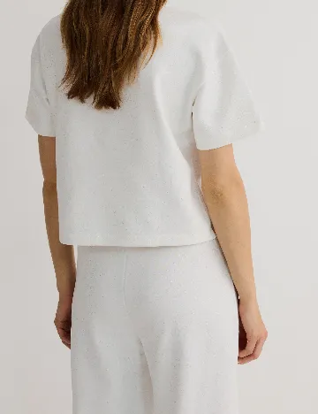 Pantaloni Reserved, alb Alb