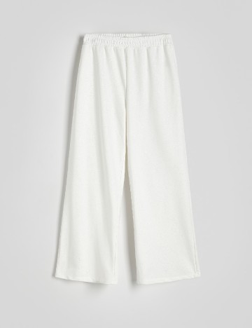 Pantaloni Reserved, alb