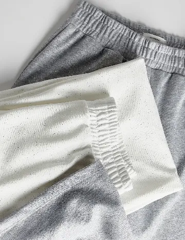 Pantaloni Reserved, alb Alb