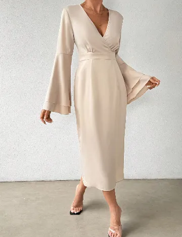 Rochie medie SHEIN, bej