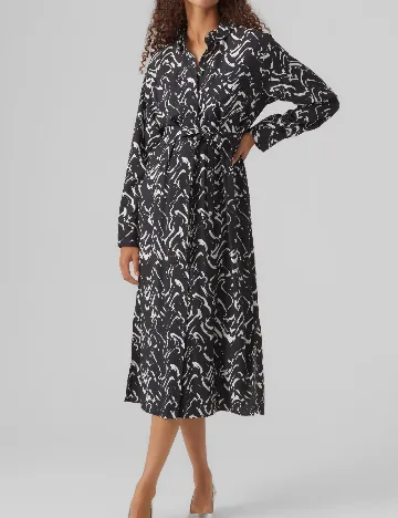 Rochie medie Vero Moda, negru