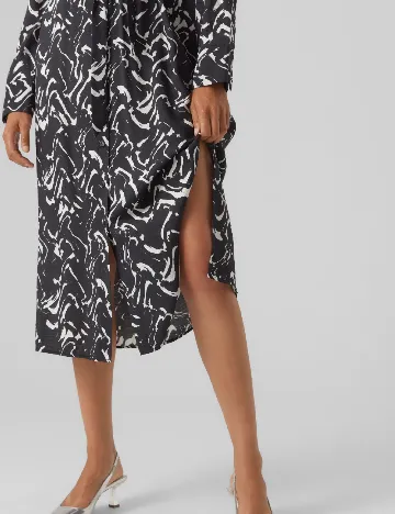 Rochie medie Vero Moda, negru