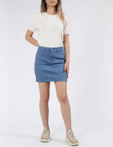 Fusta Vero Moda, albastru