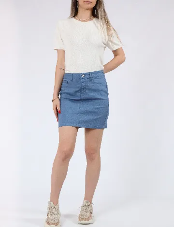Fusta Vero Moda, albastru