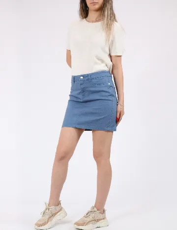 Fusta Vero Moda, albastru