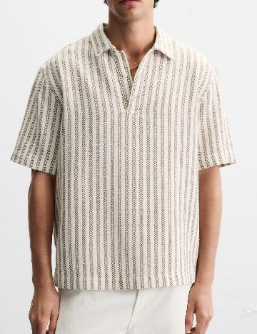Camasa Oversize Zara, bej