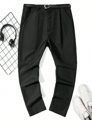 Pantaloni Shein Kids, negru