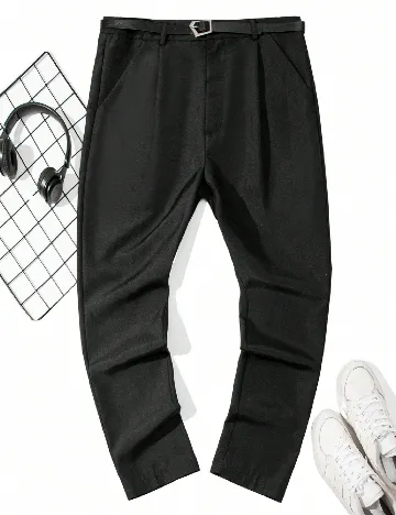 Pantaloni Shein Kids, negru