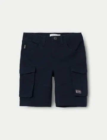 Pantaloni scurti Name It, bleumarin inchis