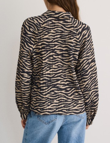 Bluza Reserved, crem/negru