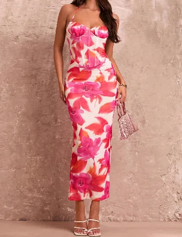 Rochie lunga SHEIN, floral print