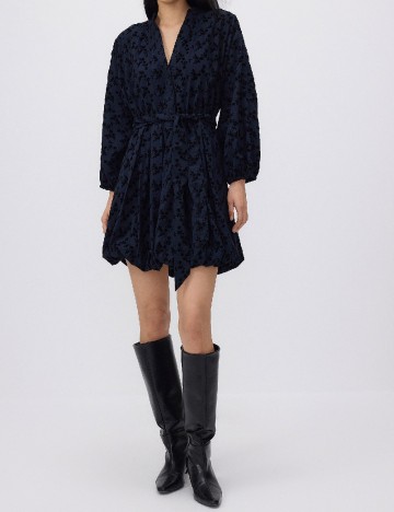 Rochie scurta Reserved, bleumarin inchis