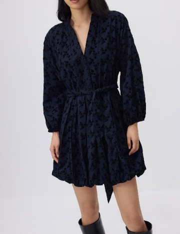 Rochie scurta Reserved, bleumarin inchis