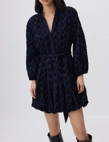 Rochie scurta Reserved, bleumarin inchis
