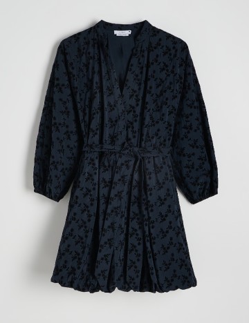 Rochie scurta Reserved, bleumarin inchis