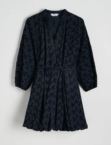 Rochie scurta Reserved, bleumarin inchis