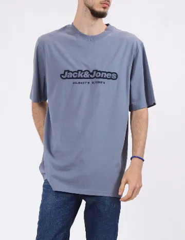 Tricou Oversize Jack&Jones, albastru Albastru