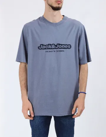 Tricou Oversize Jack&Jones, albastru Albastru