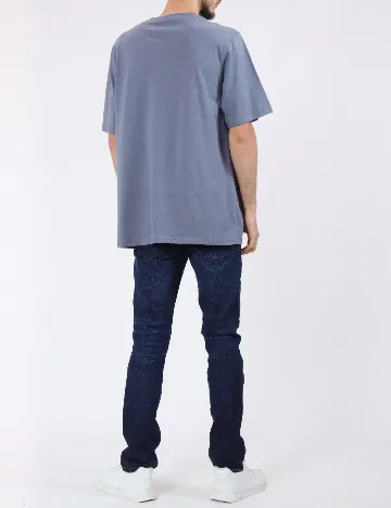 Tricou Oversize Jack&Jones, albastru Albastru
