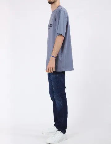 Tricou Oversize Jack&Jones, albastru Albastru