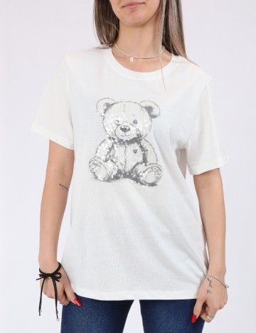 Tricou Jacqueline de Yong, alb