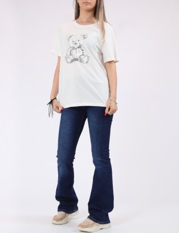 Tricou Jacqueline de Yong, alb