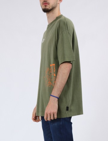 Tricou Oversize Jack&Jones, verde