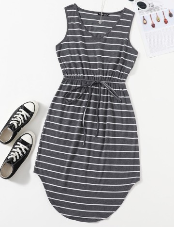Rochie scurta SHEIN, gri