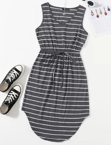 Rochie scurta SHEIN, gri