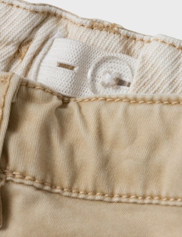 Pantaloni Name It, crem
