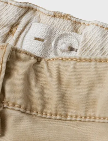 Pantaloni Name It, crem