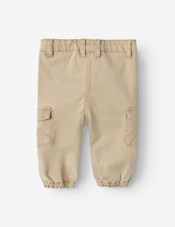 Pantaloni Name It, crem
