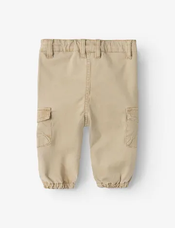 Pantaloni Name It, crem