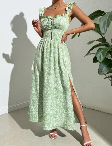 Rochie lunga SHEIN, verde