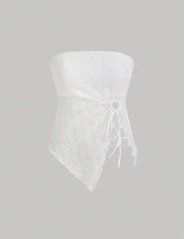 Top SHEIN, alb