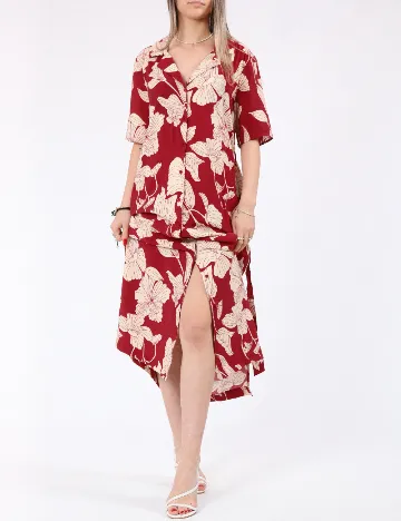Rochie medie Jacqueline de Yong, rosu
