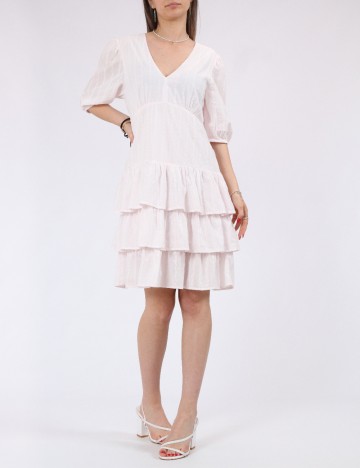 Rochie scurta Vero Moda, roz pal