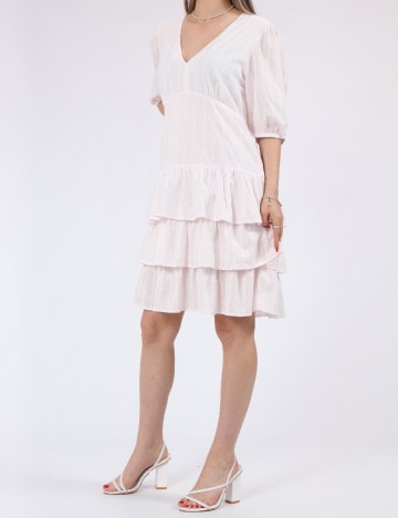 Rochie scurta Vero Moda, roz pal