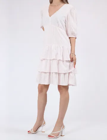 Rochie scurta Vero Moda, roz pal