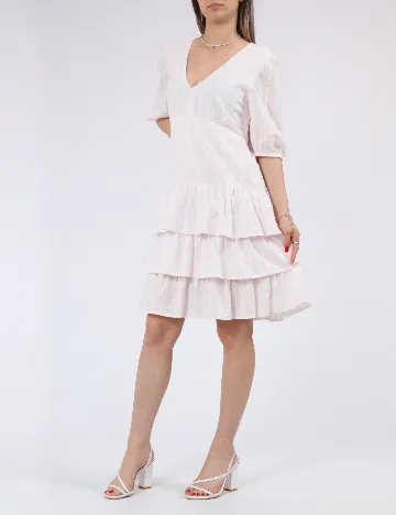 Rochie scurta Vero Moda, roz pal