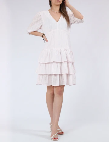 Rochie scurta Vero Moda, roz pal
