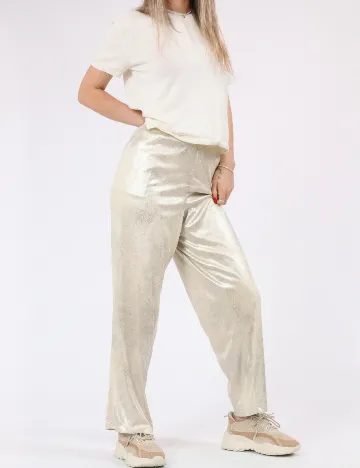 Pantaloni Vero Moda, crem