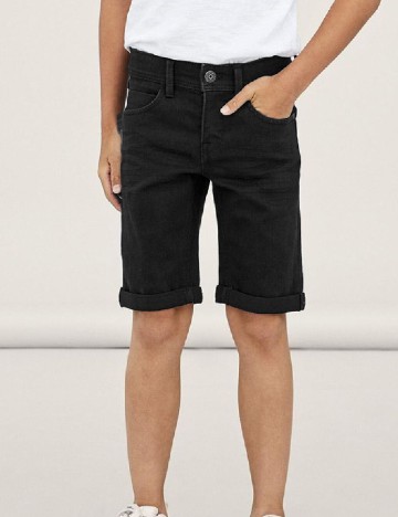 Pantaloni scurti Name It, negru
