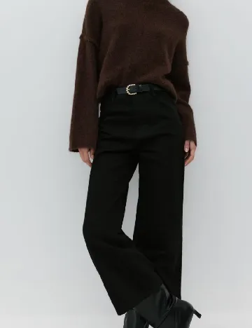 Pantaloni Reserved, negru