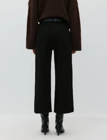 Pantaloni Reserved, negru