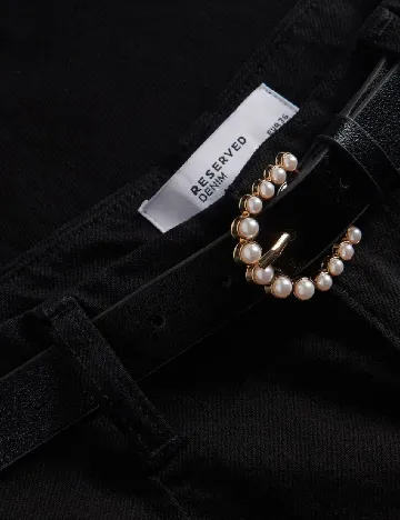 Pantaloni Reserved, negru